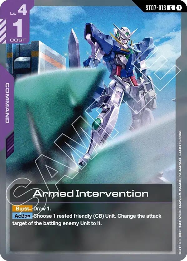Image for Armed Intervention [ST07-013] - Gundam Card Game