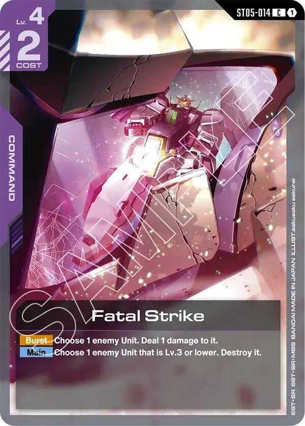 Image for Fatal Strike [ST05-014] - Gundam Card Game