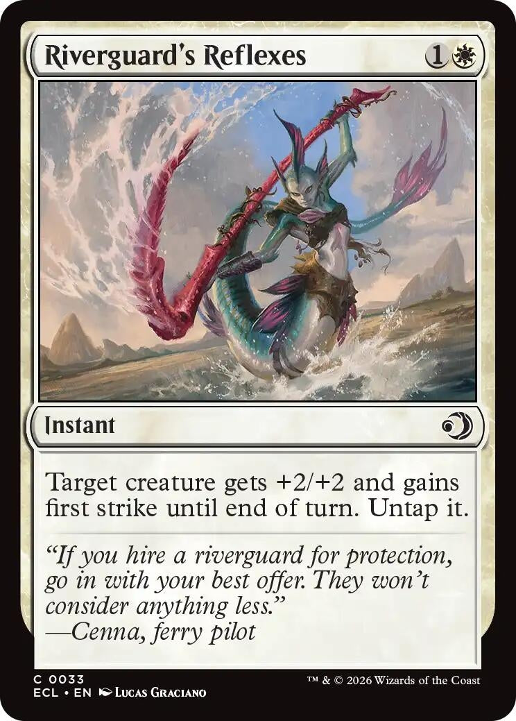 Image for Riverguard's Reflexes [33] - Magic: The Gathering