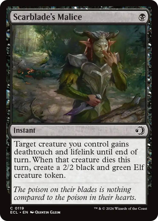 Image for Scarblade's Malice [119] - Magic: The Gathering