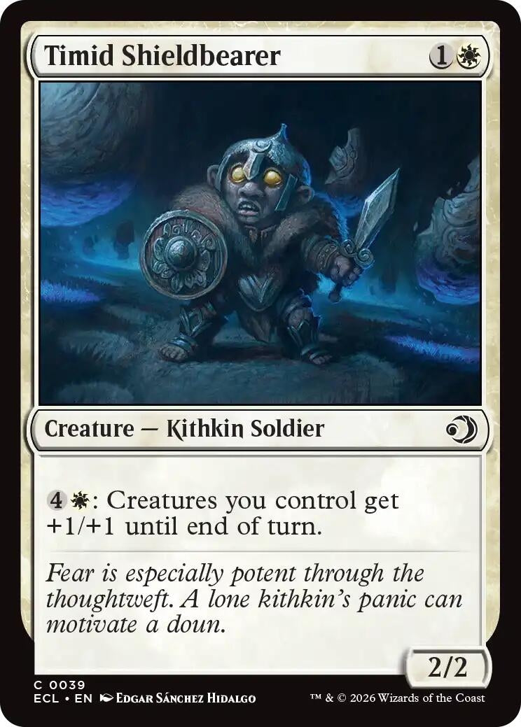 Image for Timid Shieldbearer [39] - Magic: The Gathering