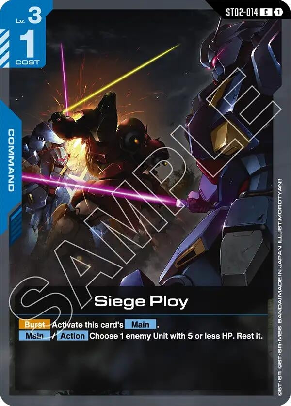 Image for Siege Ploy [ST02-014] - Gundam Card Game