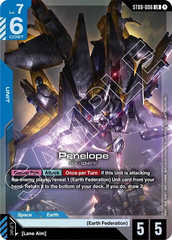 Image for Penelope (LR) [ST08-006] - Gundam Card Game