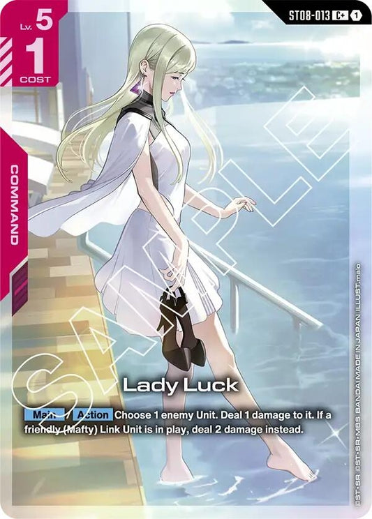 Image for Lady Luck (C+) [ST08-013] - Gundam Card Game