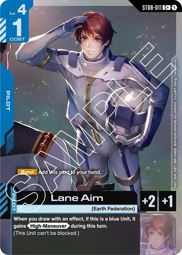 Image for Lane Aim (C+) [ST08-011] - Gundam Card Game