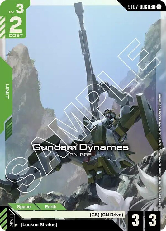 Image for Gundam Dynames (ST07-006) (C+) [ST07-006] - Gundam Card Game
