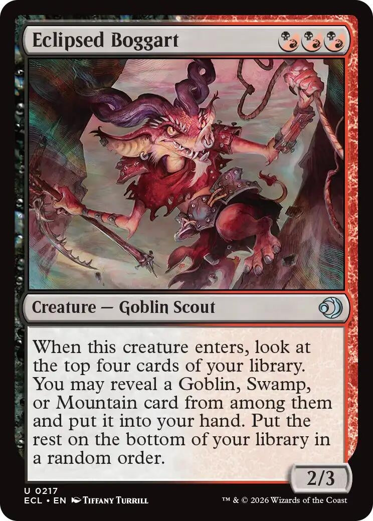 Image for Eclipsed Boggart [217] - Magic: The Gathering