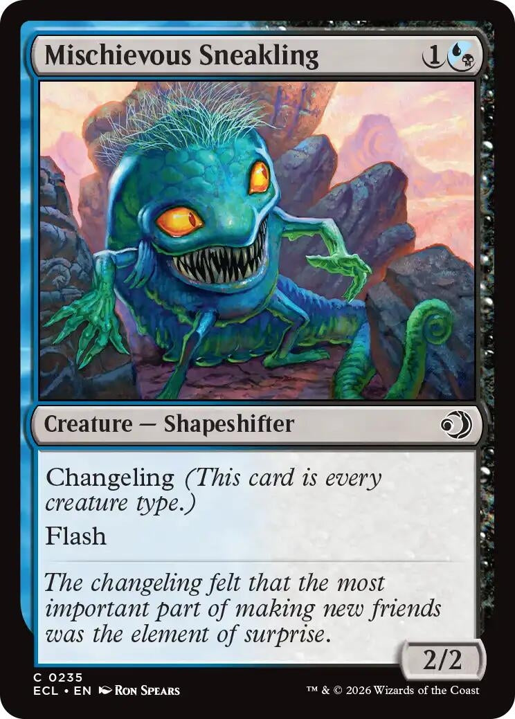 Image for Mischievous Sneakling [235] - Magic: The Gathering