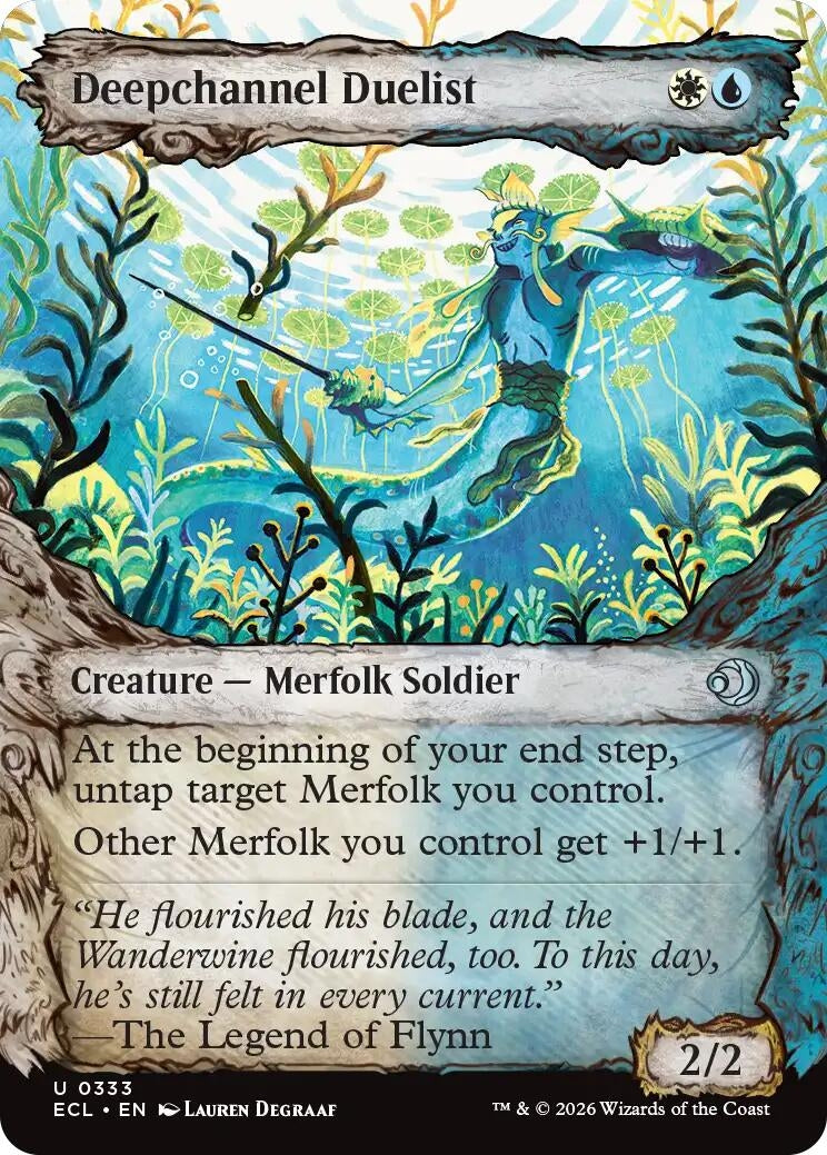 Image for Deepchannel Duelist (Showcase) [333] - Magic: The Gathering
