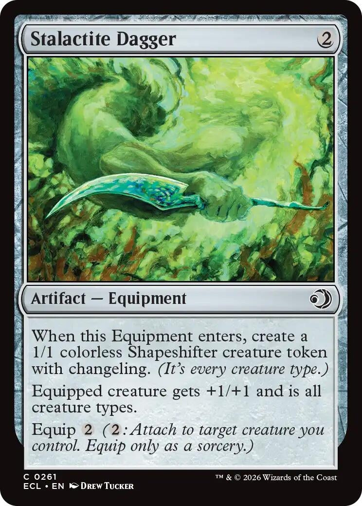 Image for Stalactite Dagger [261] - Magic: The Gathering