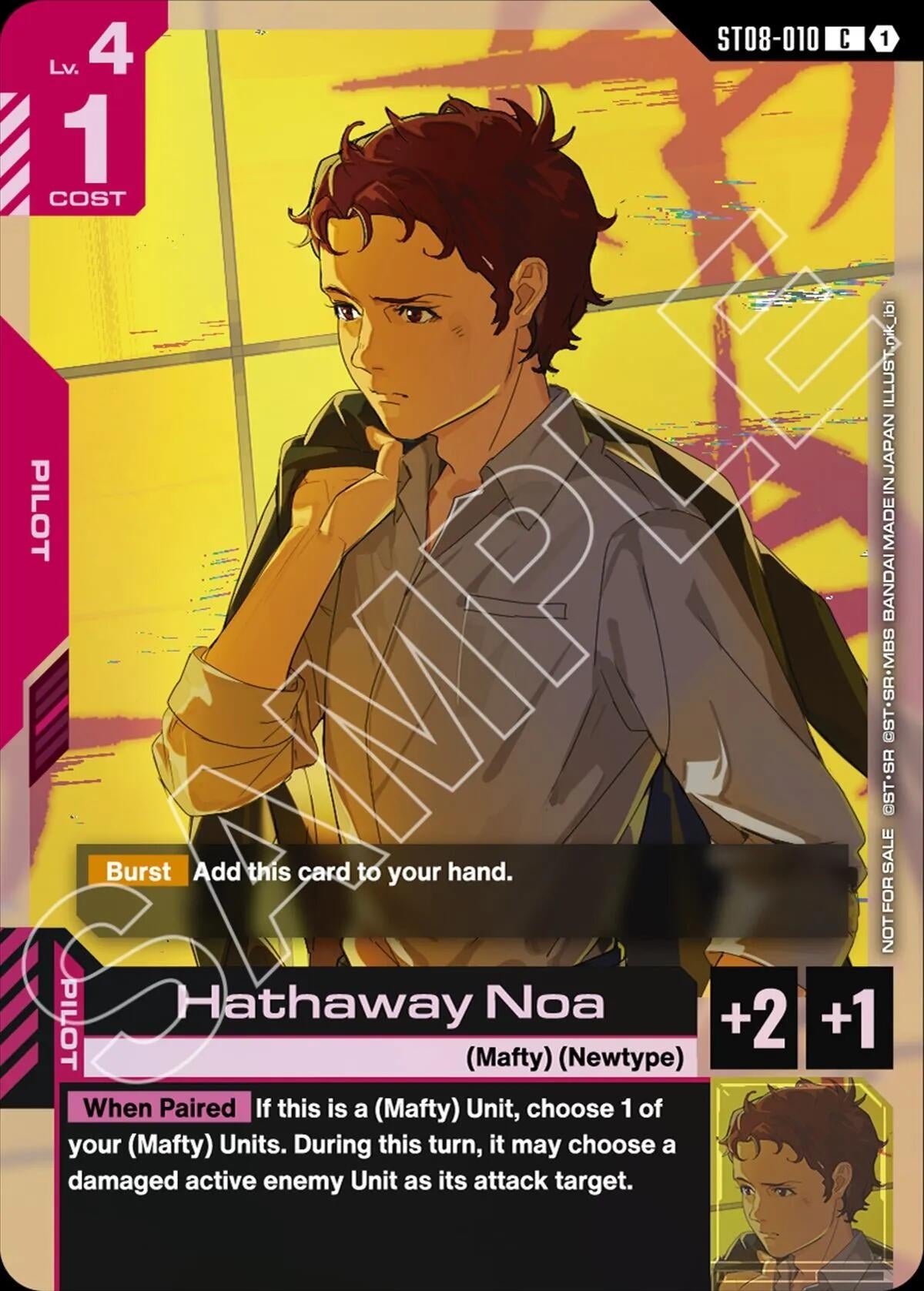 Image for Hathaway Noa (ST08 Release Event) [ST08-010] - Gundam Card Game