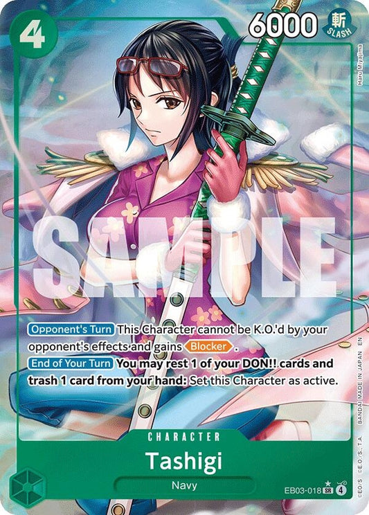 Image for Tashigi (Alternate Art) [EB03-018] - One Piece Card Game