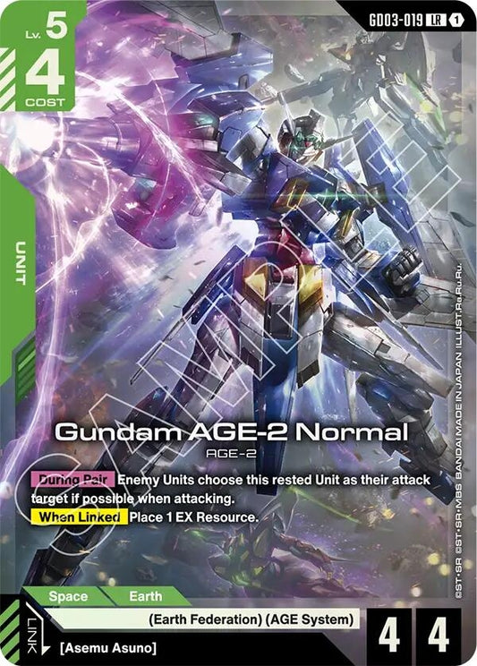 Image for Gundam AGE-2 Normal [GD03-019] - Gundam Card Game