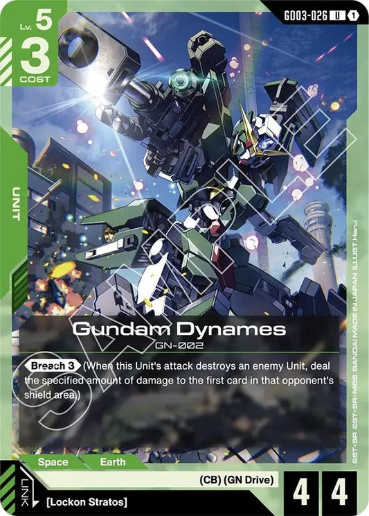 Image for Gundam Dynames [GD03-026] - Gundam Card Game