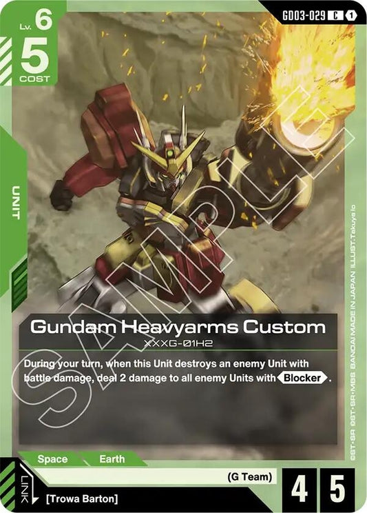 Image for Gundam Heavyarms Custom [GD03-029] - Gundam Card Game