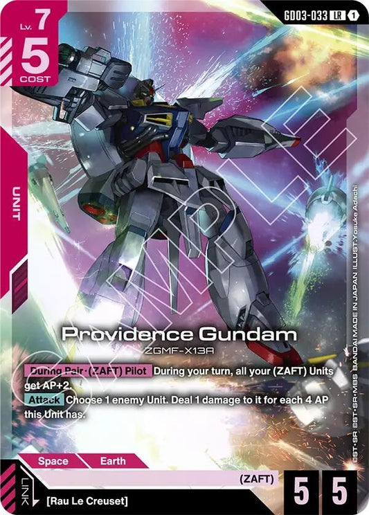 Image for Providence Gundam [GD03-033] - Gundam Card Game