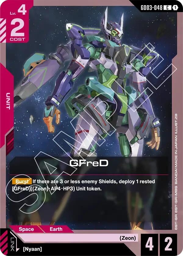 Image for GFreD (GD03-048) [GD03-048] - Gundam Card Game