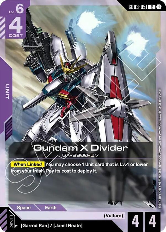 Image for Gundam X Divider [GD03-051] - Gundam Card Game