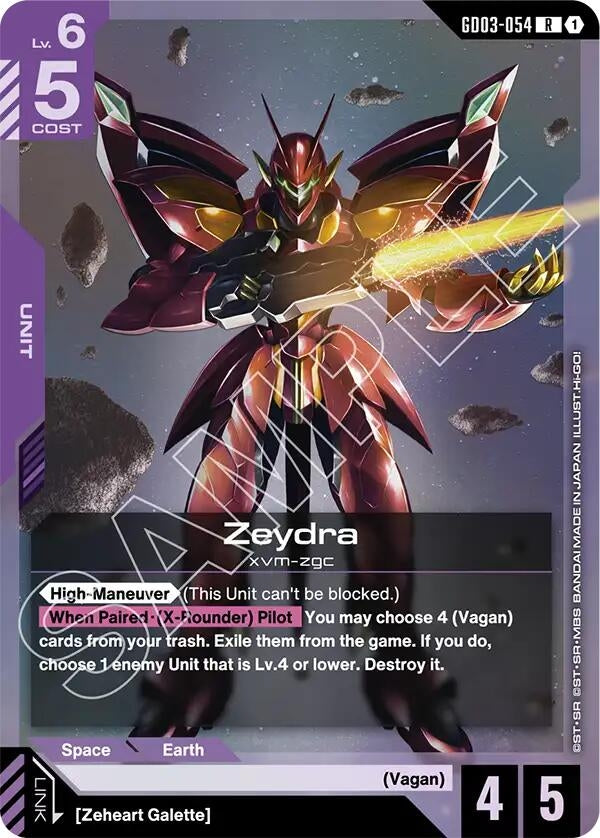 Image for Zeydra [GD03-054] - Gundam Card Game