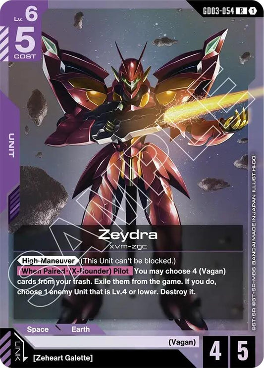 Image for Zeydra [GD03-054] - Gundam Card Game