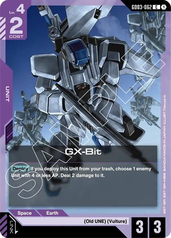 Image for GX-Bit [GD03-062] - Gundam Card Game