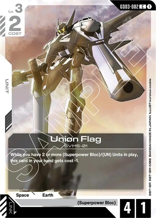 Image for Union Flag [GD03-082] - Gundam Card Game