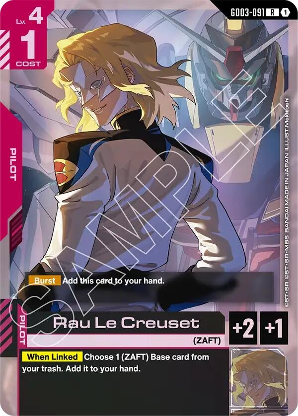 Image for Rau Le Creuset [GD03-091] - Gundam Card Game