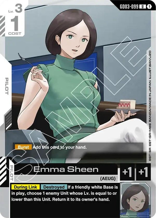 Image for Emma Sheen [GD03-099] - Gundam Card Game