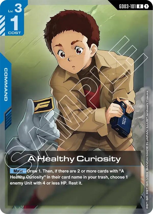 Image for A Healthy Curiosity [GD03-101] - Gundam Card Game