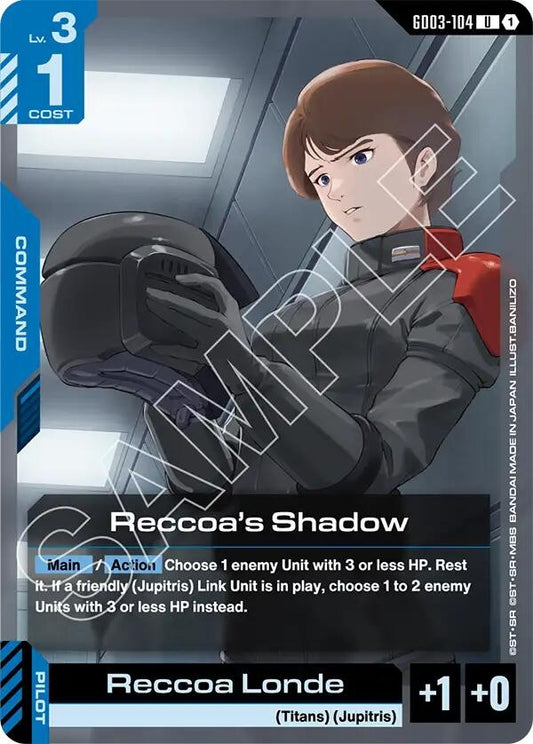 Image for Reccoa's Shadow [GD03-104] - Gundam Card Game