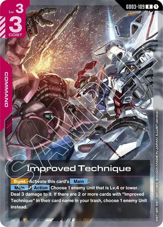 Image for Improved Technique [GD03-109] - Gundam Card Game