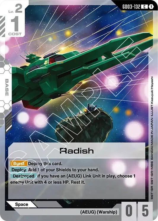 Image for Radish [GD03-132] - Gundam Card Game