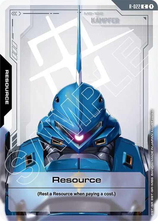 Image for Resource (R-022) [R-022] - Gundam Card Game