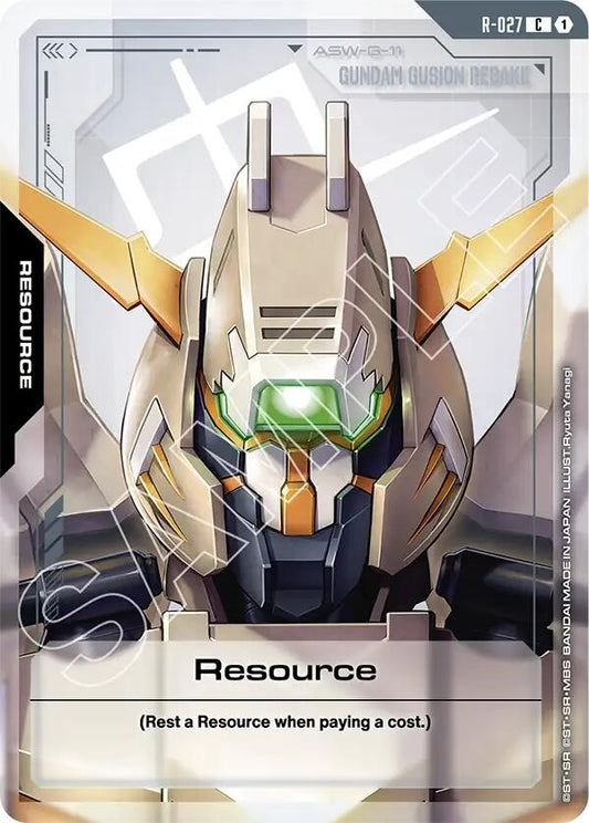 Image for Resource (R-027) [R-027] - Gundam Card Game