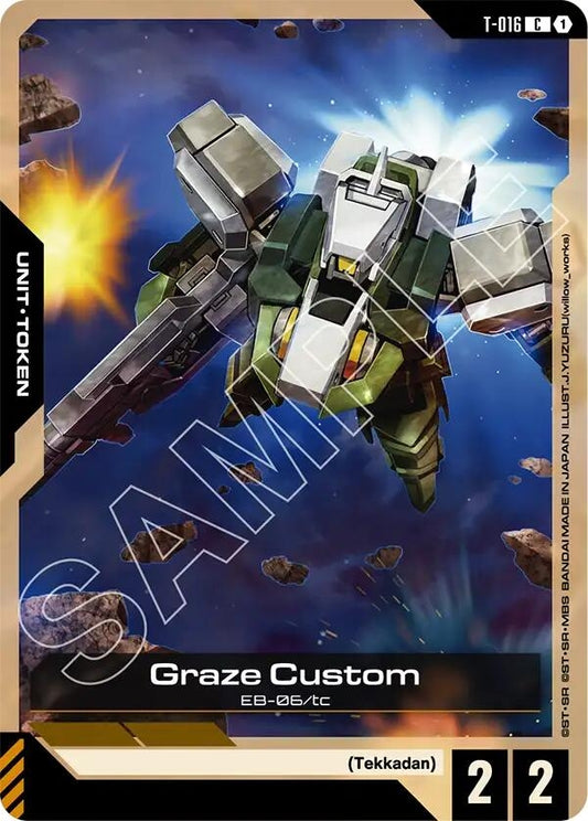 Image for Graze Custom [T-016] - Gundam Card Game