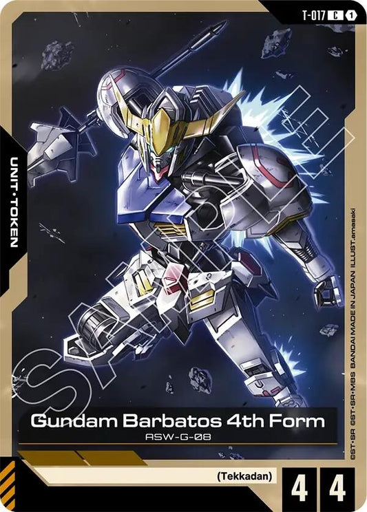 Image for Gundam Barbatos 4th Form [T-017] - Gundam Card Game