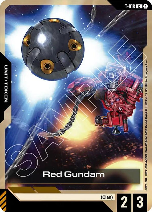 Image for Red Gundam (T-018) [T-018] - Gundam Card Game