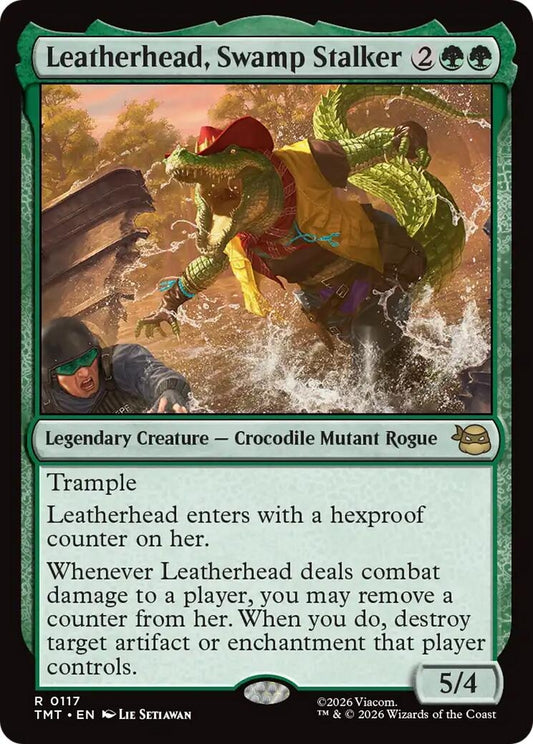 Image for Leatherhead, Swamp Stalker [117] - Magic: The Gathering