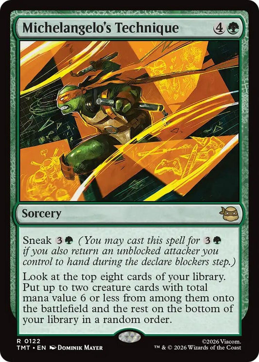 Image for Michelangelo's Technique [122] - Magic: The Gathering