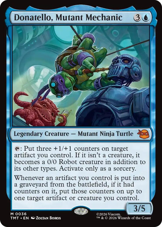 Image for Donatello, Mutant Mechanic [36] - Magic: The Gathering