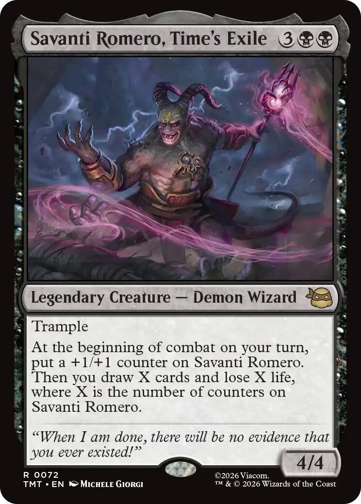 Image for Savanti Romero, Time's Exile [72] - Magic: The Gathering