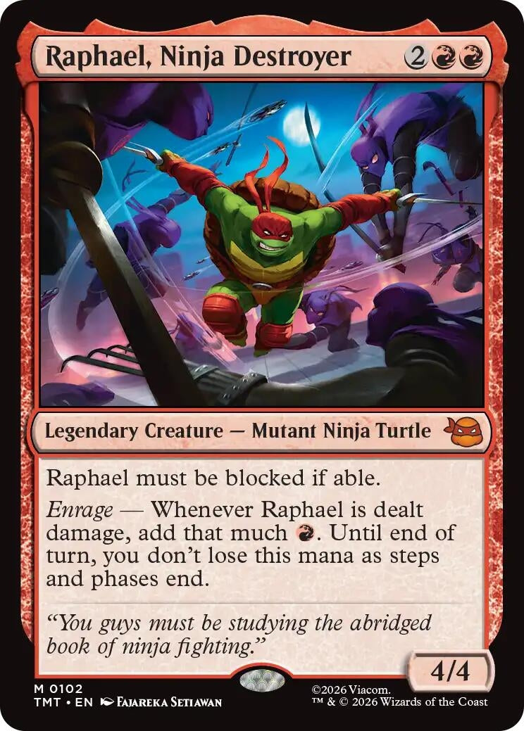 Image for Raphael, Ninja Destroyer [102] - Magic: The Gathering