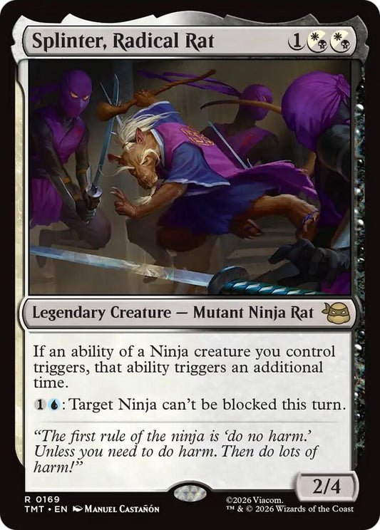 Image for Splinter, Radical Rat [169] - Magic: The Gathering