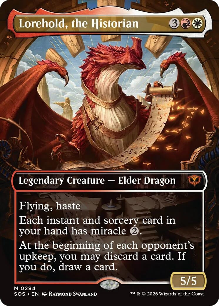 Image for Lorehold, the Historian (Borderless) [284] - Magic: The Gathering