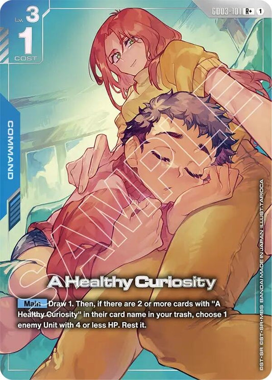 Image for A Healthy Curiosity (R+) [GD03-101] - Gundam Card Game