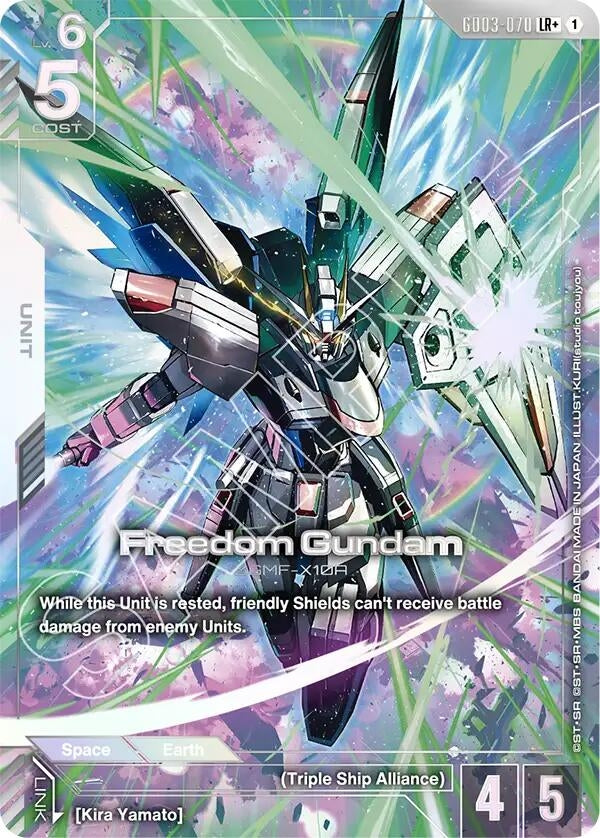 Image for Freedom Gundam (GD03-070) (LR+) [GD03-070] - Gundam Card Game