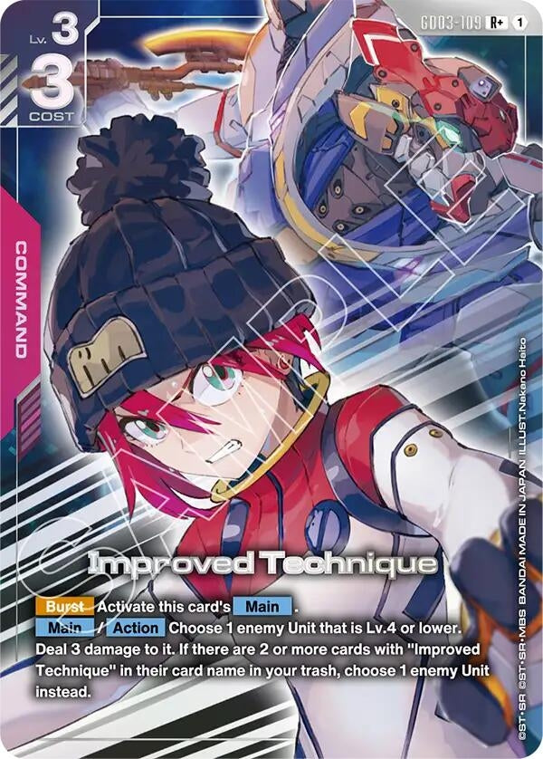 Image for Improved Technique (R+) [GD03-109] - Gundam Card Game