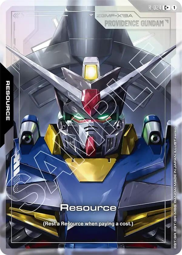 Image for Resource (R-024) (C+) [R-024] - Gundam Card Game