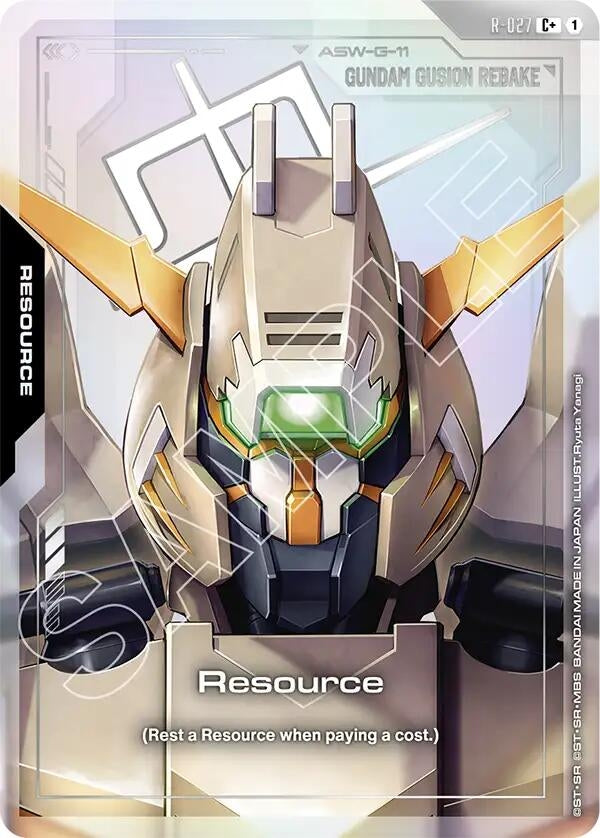 Image for Resource (R-027) (C+) [R-027] - Gundam Card Game