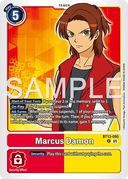 Image for Marcus Damon - BT13-095 (Reprint) [BT13-095 R] - Digimon Card Game